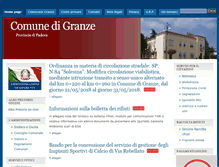 Tablet Screenshot of comune.granze.pd.it